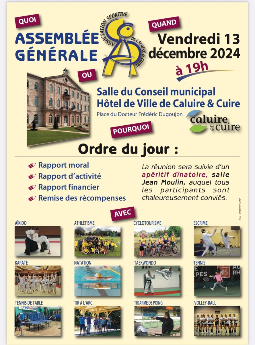 Assemblée générale ASC 